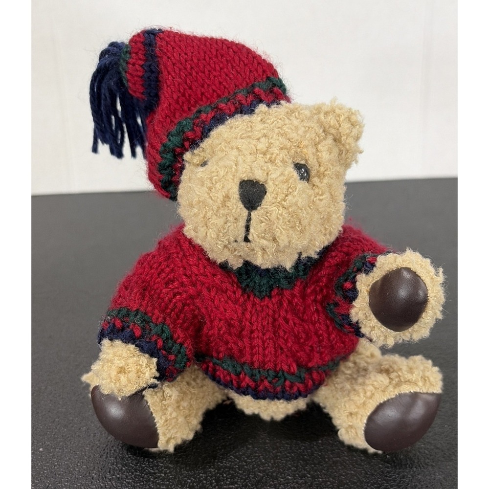Vintage 1998 Hugfun Costco Stuffed Plush Winter Bear Toy 10"